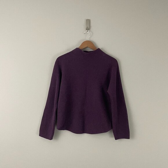 Lululemon Boxy Cotton-Blend Sweater Heathered Vintage Plum Size XS/S - Picture 1 of 5